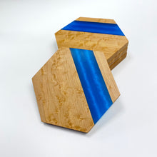 Load image into Gallery viewer, Wood & Epoxy Coasters