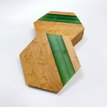 Load image into Gallery viewer, Wood & Epoxy Coasters